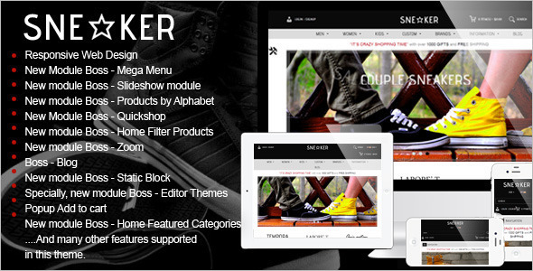 Industrial Fashion OpenCart Template