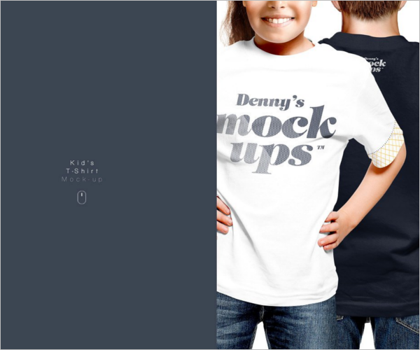 Kids T-Shirt Mock-up Design
