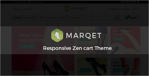 MarQet Responsive Portfolio ZenCart Theme