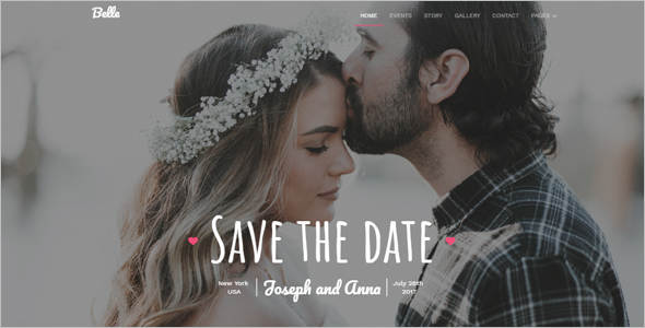 New Wedding Gallery HTML Template