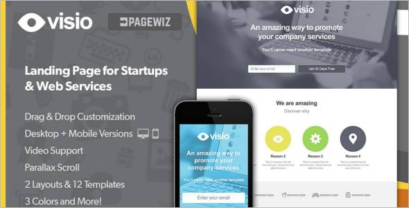 Pagewiz Landing Page Service Template