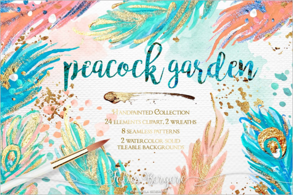Peacock Garden Patterns