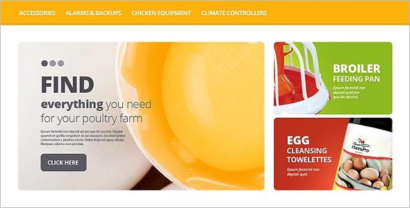 Poultry Farm OpenCart Template