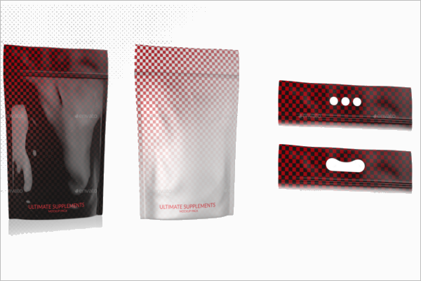 Protein Bags Mockup Template