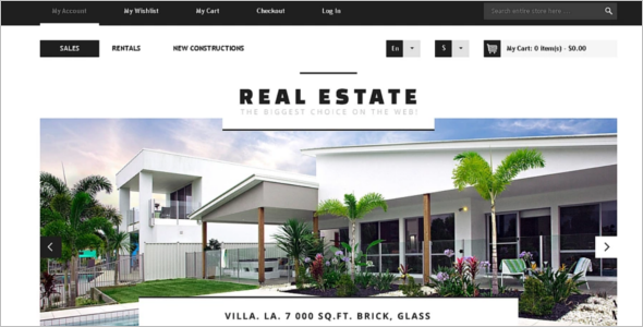 Real Estate Business Magento Theme