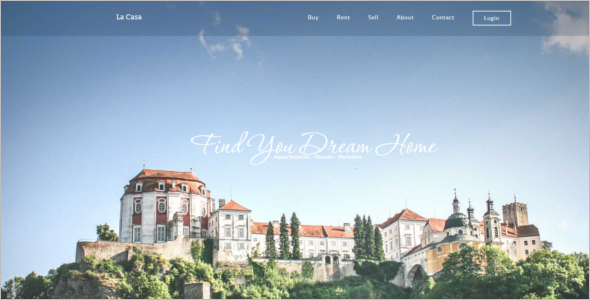 Real Estate jQuery Website Template