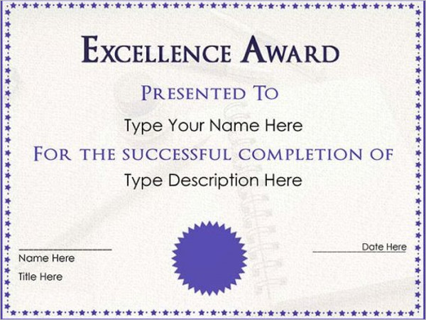 Free Printable Certificate Templates || Free Templates