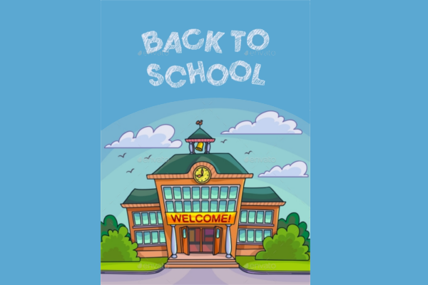 School-Building-Poster