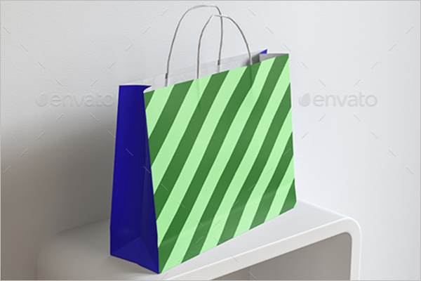Shopping Handle Bag Template