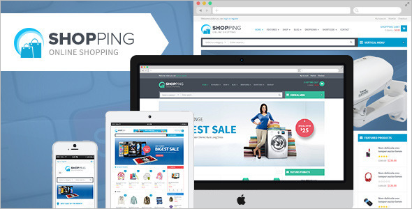 Shopping WooCommerce Responsive Template
