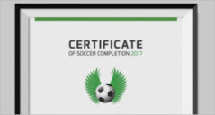 15 Soccer Award Certificate Templates
