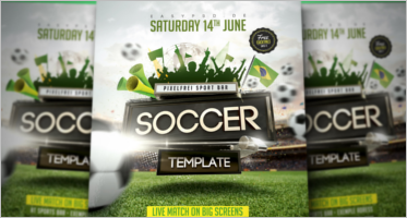 54+ Soccer Flyer PSD Templates