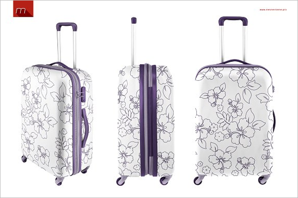 Suitcase Mock-up Design