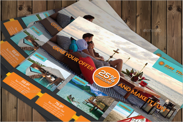 Travel Agency Flyer template