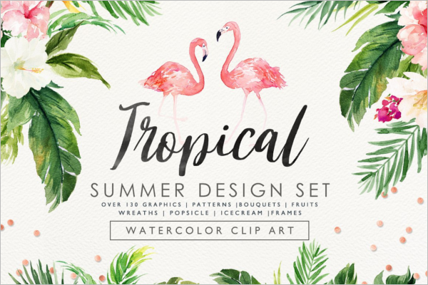 Tropical Design Pattern Set
