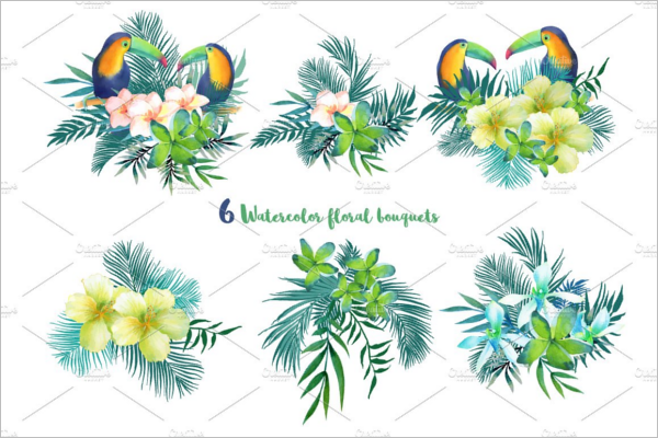 Tropical Summer Collection Pattern
