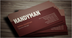 27+ Handyman Business Card Templates