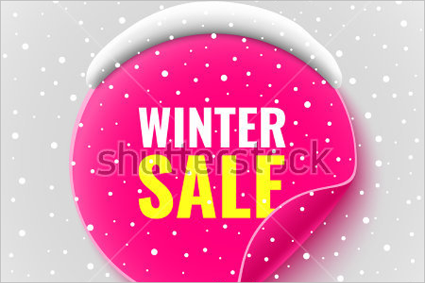 Winter Sale Poster Design