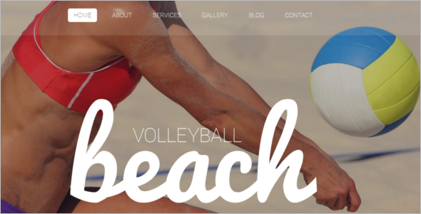 Beach Volleyball WordPress Theme