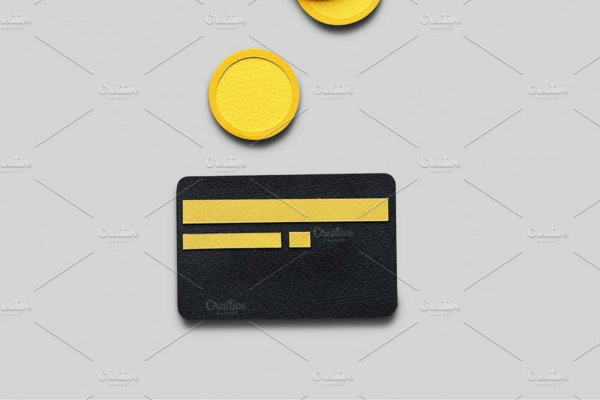 Black BankÂ Credit Card Mockup Design