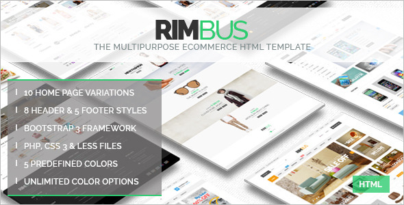 Bootstrap PHP eCommerce Theme
