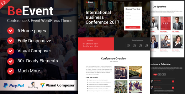 Business Events WordPress ThemeÂ 