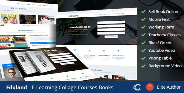 Campus Education Landing Page Template