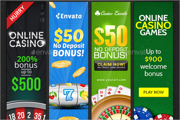 Casino Banner Bundle Design