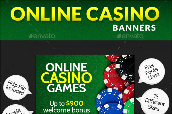 Casino Banner Marketing Template