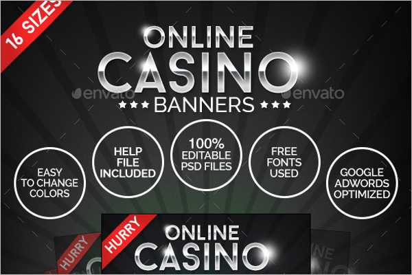 Casino Web Banner Design