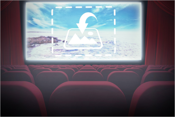Cinema Screen Graphic Mockup