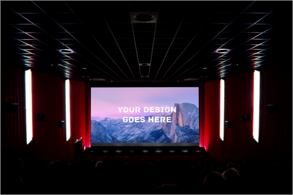 Cinema Screening Room Mockup