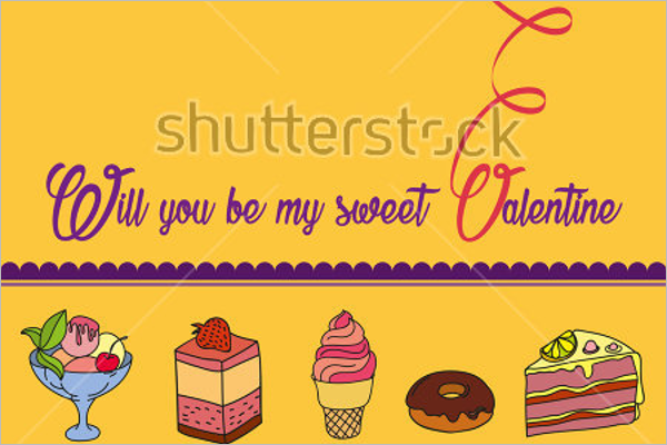 Colorful Ice Cream Marketing Post Card