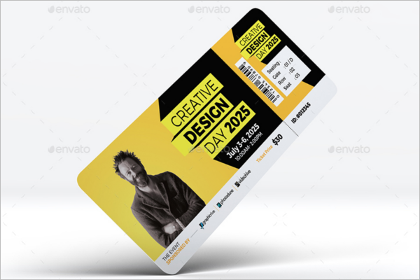 Conference Event Ticket Template