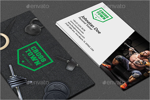 Creative Fitness Business Card