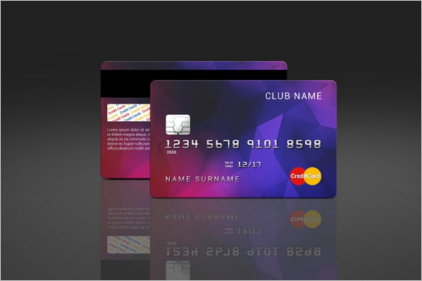 Credit Card Mockup Design