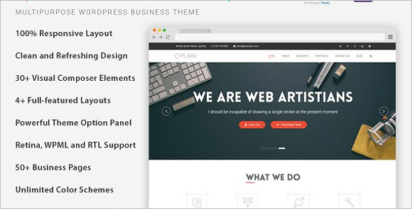 Customizable WordPress Theme for Startup