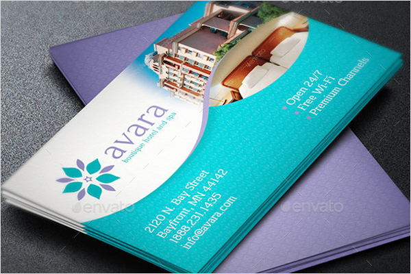 Elegant Hotel Business Card Templates