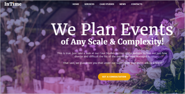 Events Management Company WordPress Theme