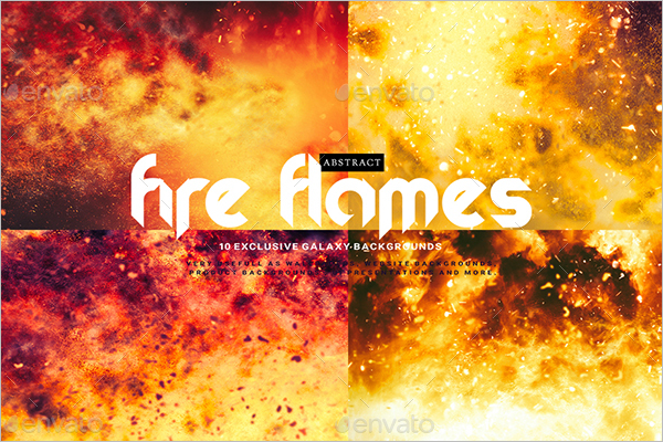Fire Flames Background Design