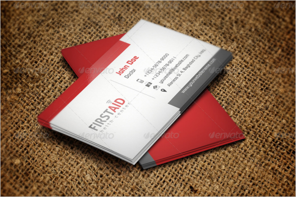 First Aid Business Card Template