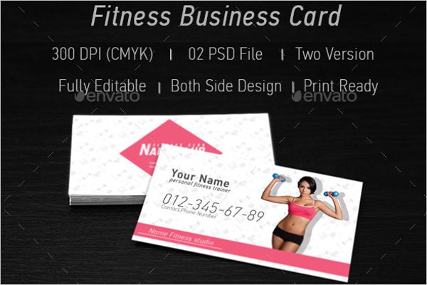 Fitness Standard Business Card Template