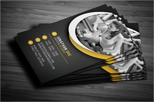 Fitness Business Card Templates Ideas