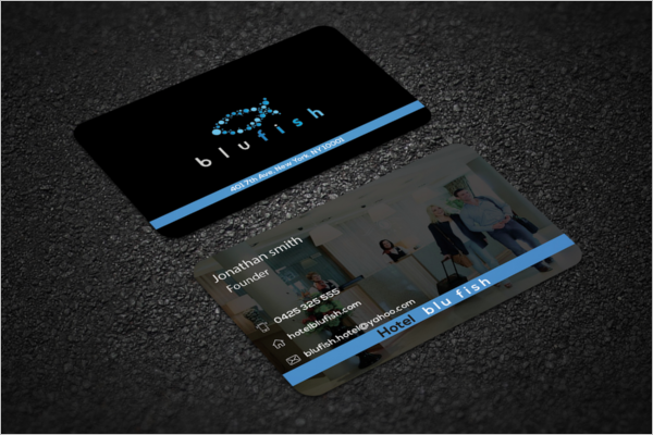 Five Star Hotel Business Card Templates