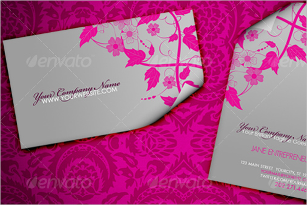 Floral Fashion Business Card