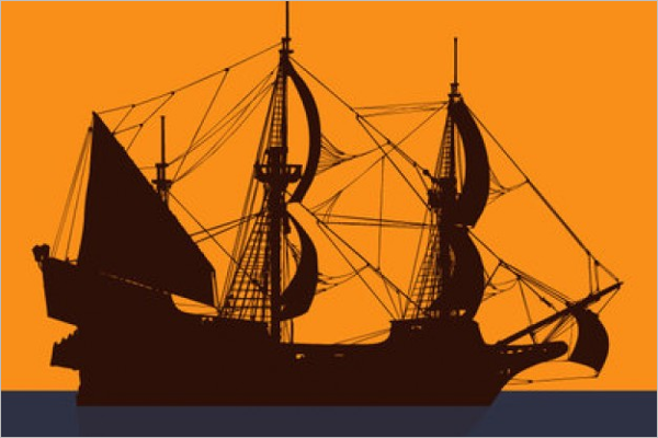 Free Pirate Ship Vector illustration