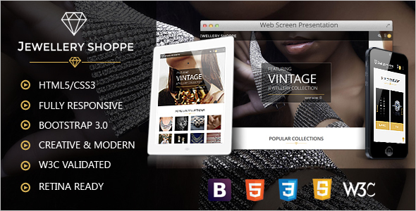 Fully Responsive eCommerce HTML Template