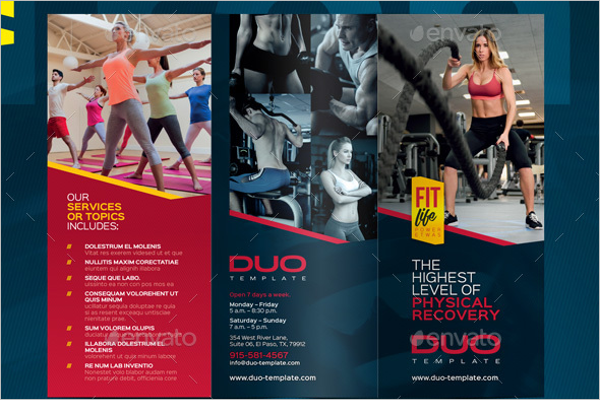 GYM Traning Brochure Template