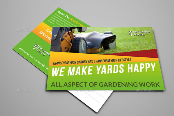 Gardening Business Postcard Template