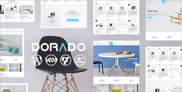 Grid Style Furniture WordPress Template